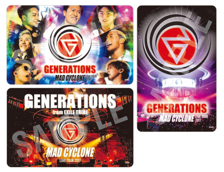 GENERATIONS LIVE TOUR 2017「MAD CYCLONE」LIVE DVD & Bli-ray 2018年
