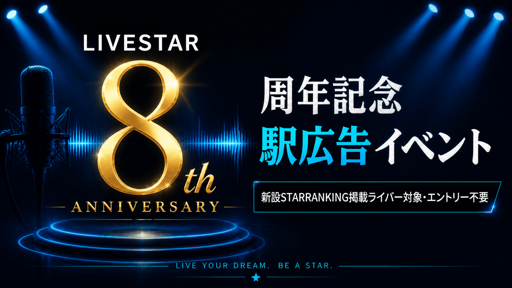 ⭐ LIVESTAR 8th Anniversary — 特別イベント ⭐