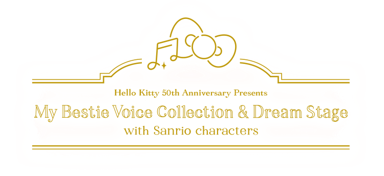 Hello Kitty 50th Anniversary Presents My Bestie Voice Collection & Dream Stage with Sanrio characters