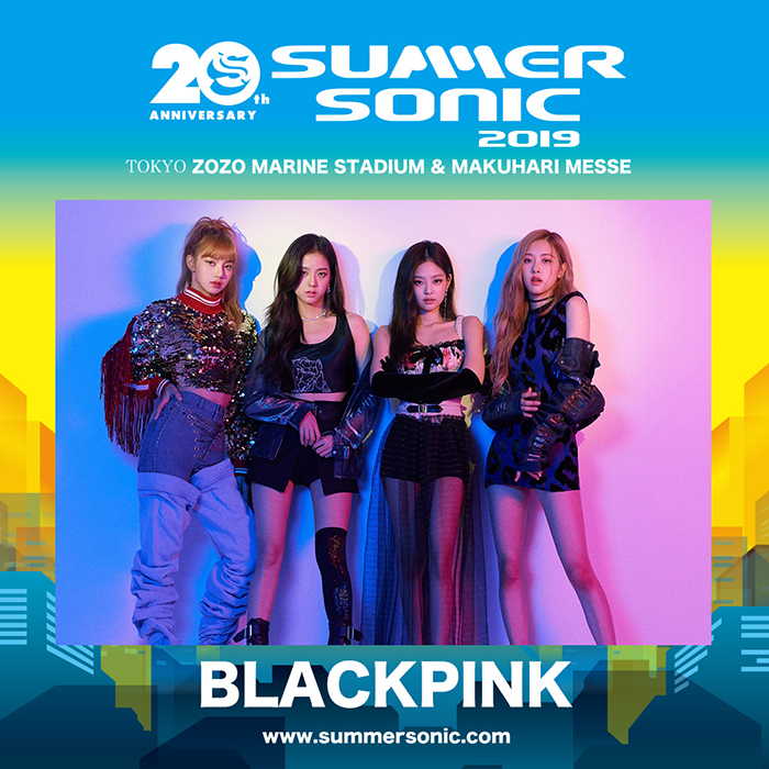 BLACKPINKがSUMMER SONIC 2019に出演決定! Red Hot Chili Peppers、B'z、The  Chainsmokersら出演、日本最大級の音楽フェスでのパフォーマンスに期待集中!! | エイベックス・ポータル - avex portal